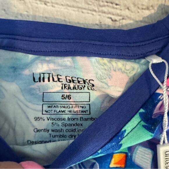 Little Geeks Trilogy Co Ghost Camp Bamboo Pajamas - Picture 3 of 3